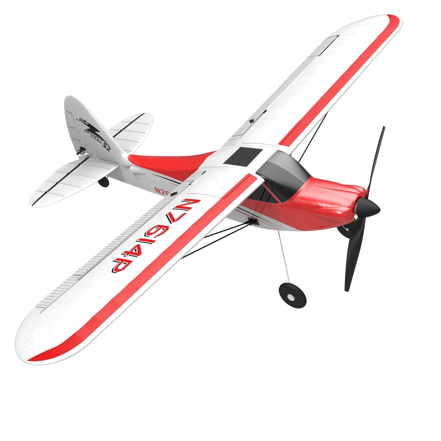 VOLANTEXRC Sport Cub 500 4ChRC練習機w-6軸ジャイロワンキー曲技飛行パークフライヤー（761-4）RTF
