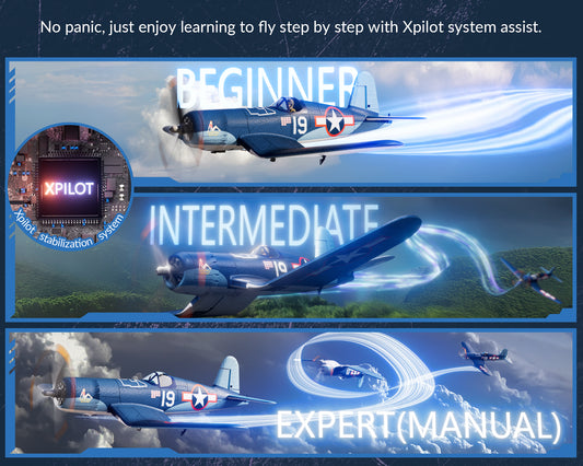 VolantexRC 500mm Corsair F4U更新モーター76803付きブラシレス