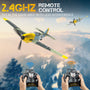 VOLANTEXRC P-51D Mustang 4-Chビギナー飛行機（Xpilotスタビライザー付き）-ワンキー曲技飛行（761-5）RTF