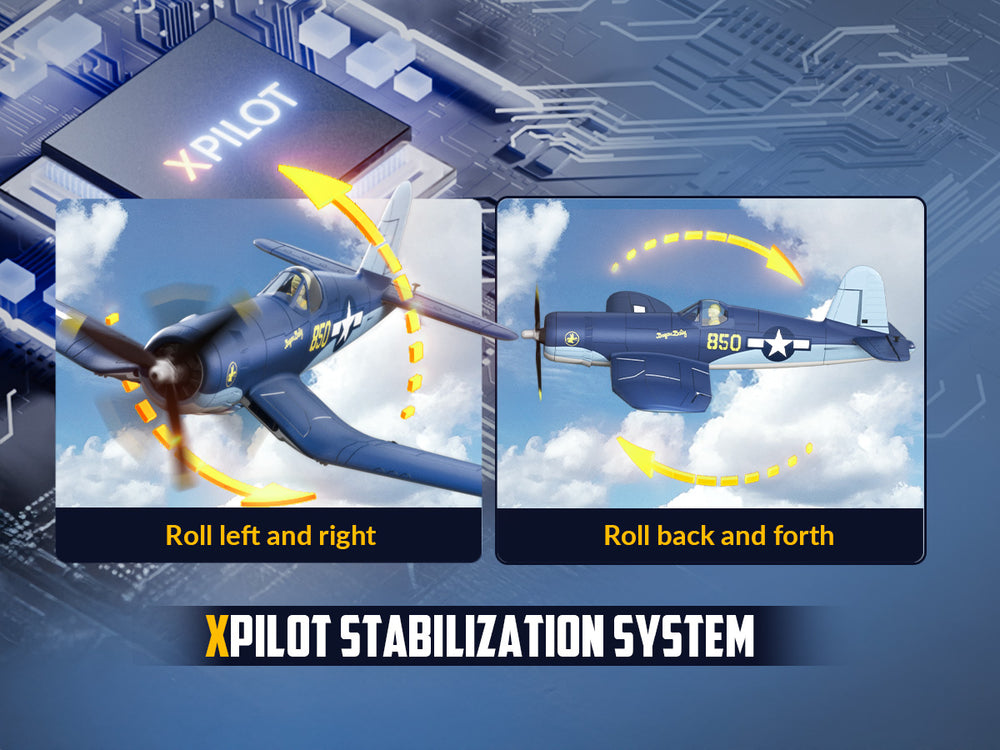 VOLANTEXRC ブラシレス RC 飛行機コルセア F4U - 500 ミリメートルリモートコントロール飛行機 RTF