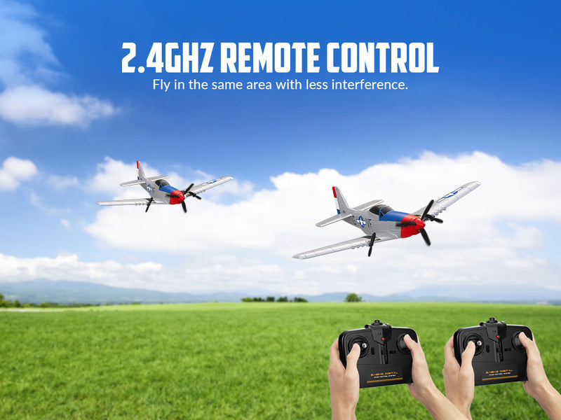 VOLANTEXRC P51 (RTF) 3CH 400mm 初心者向け (15.7インチ) 76207