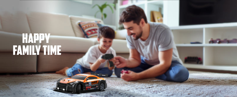 RACENT 1:16 RC ドリフトカー 4WD 18KM/H、バッテリー 2 本、スポーツモデルおもちゃの車両、子供、男の子、大人用