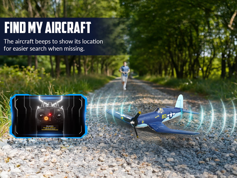 VolantexRC 500mm Corsair F4U更新モーター76803付きブラシレス