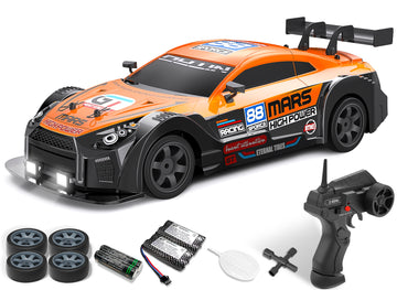 RACENT 1:16 RC Drift Car 4WD 18KM/H, 2 Batteries, Sport Model Toys Vehicle for Kids, Boys, Adults-EXHOBBY LIMITED.