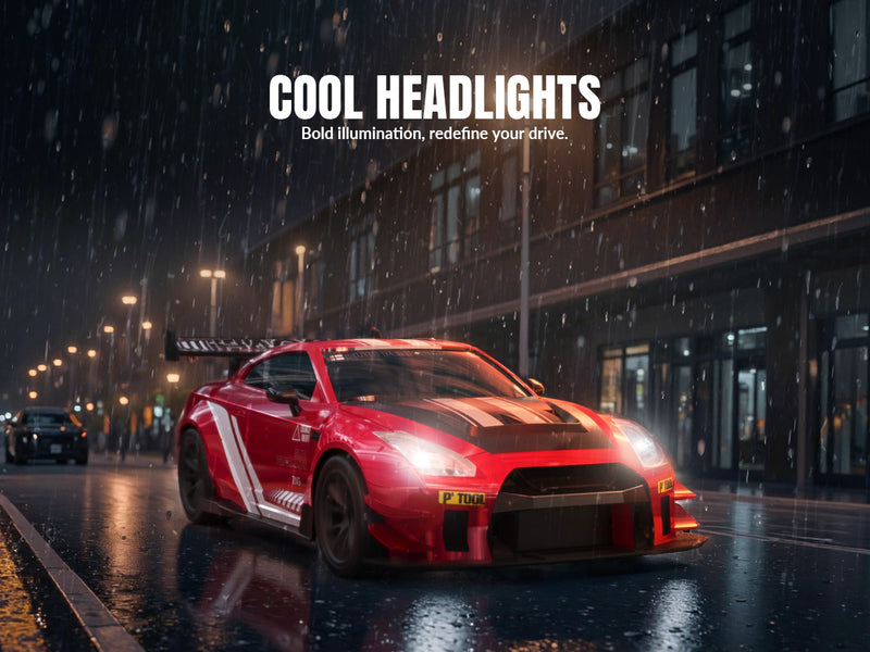 Racent 1:20 RCドリフトカー4WD、2つのバッテリー、デュアルモーターレッド