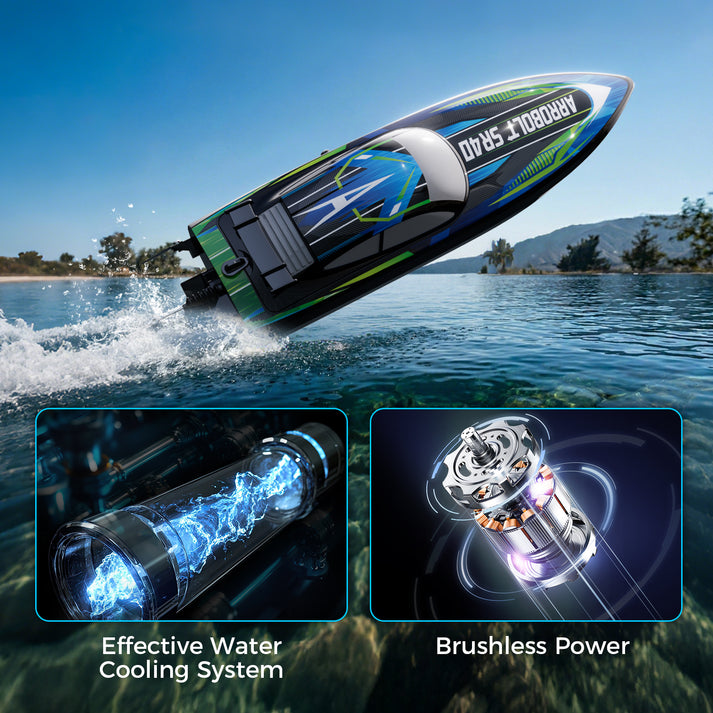 VOLANTEXRC Arrobolt SR40 Auto Self-Righting Hull design fast RC boat