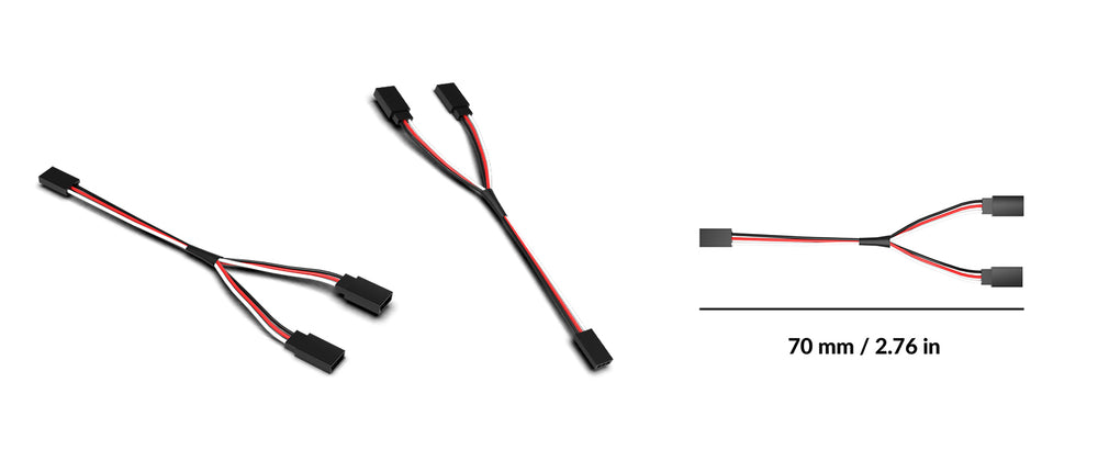 3 Pieces Servo Extension Cable Female to Male Connectors