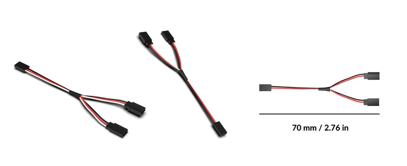 3 Pieces Servo Extension Cable Female to Male Connectors