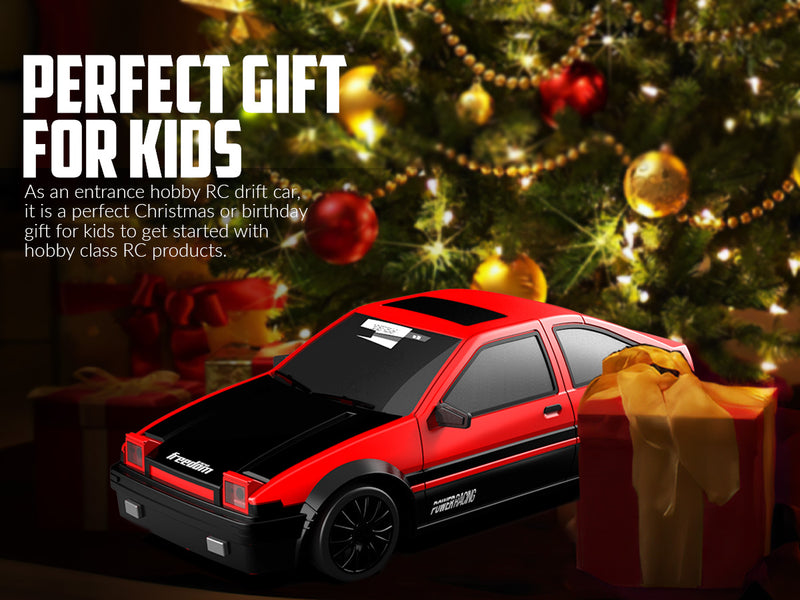 RACENT Zoom Master: 1:24 4WD, 10MPH, LED, Drift Ready