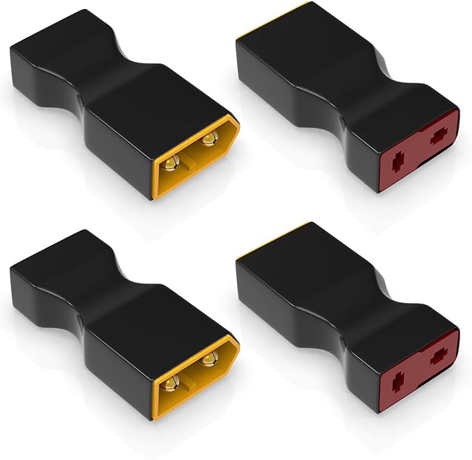 4pc T Female to XT60 Male Adapter for RC LiPo Batteries-EXHOBBY LIMITED.