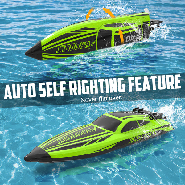 VOLANTEXRC Green SR40 Brushless 30+MPH RC Boat (79705)