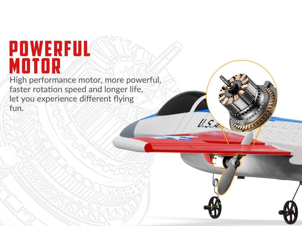 VOLANTEXRC F-16 ファイティング ファルコン RC ジェット - 40 分の飛行、Xpilot &  カーボンファイバー RTF