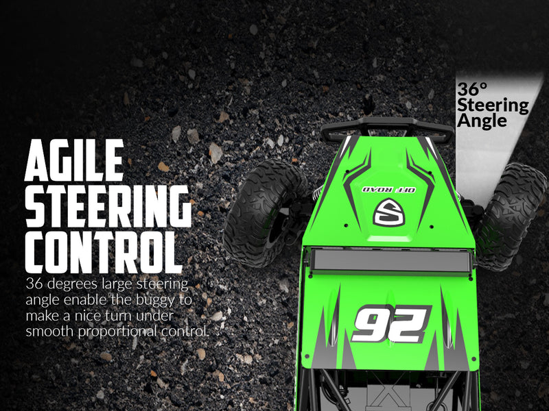 VOLANTEXRC1/16スケール4WD10MPH高速オールテレーンRCモンスタートラック（子供または大人、男の子または女の子向け）