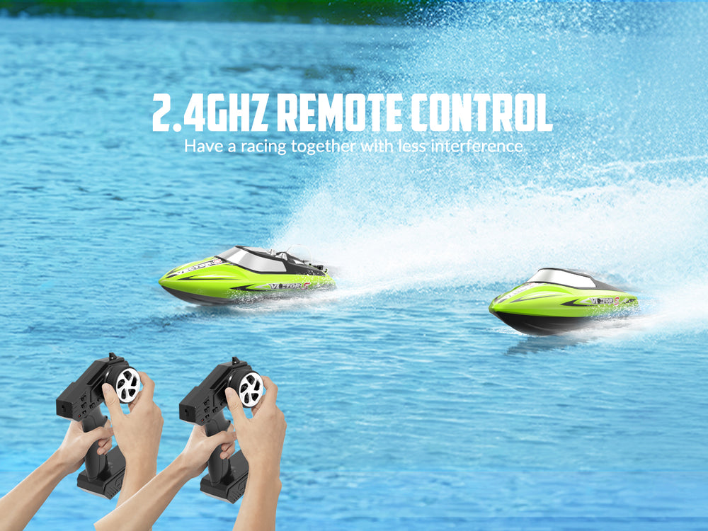 VOLANTEXRC Vector Sプールと湖用のセルフライティングとリバース機能を備えた高速RCボート（797-4ブラッシュド＆ブラシレス）