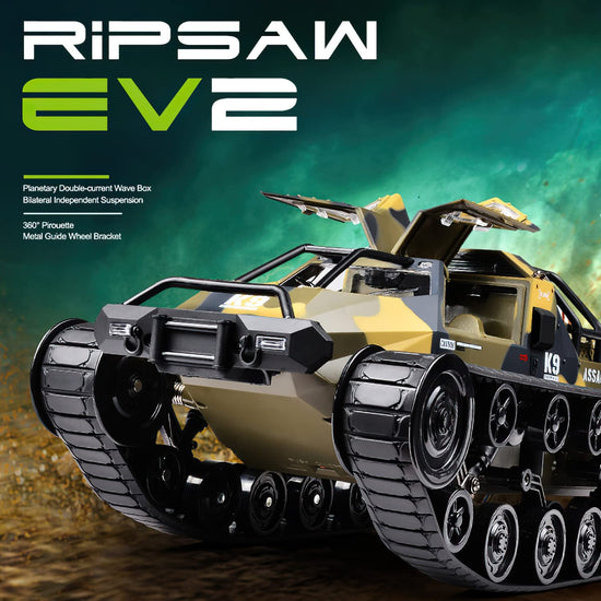 RACENT 1:12 Scale High Speed All Terrain Tank (Yellow)-EXHOBBY LIMITED.