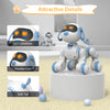 STEMTRON Programmable Remote Control & Interactive Robot Dog Toy(Blue)-EXHOBBY LIMITED.