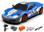 RACENT Speedster: 1:24 RC Car, 10MPH, LED, Drift Wheels