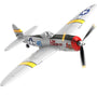 VOLANTEXRC P-51D Mustang 4-Chビギナー飛行機（Xpilotスタビライザー付き）-ワンキー曲技飛行（761-5）RTF