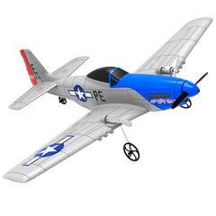 VOLANTEXRC P-51D Mustang 4-Chビギナー飛行機（Xpilotスタビライザー付き）-ワンキー曲技飛行（761-5）RTF