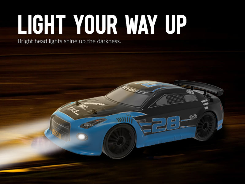 VOLANTEXRC 1:14スケール高速リモートコントロールスポーツレーシングドリフトカーRTR、LEDライト付き