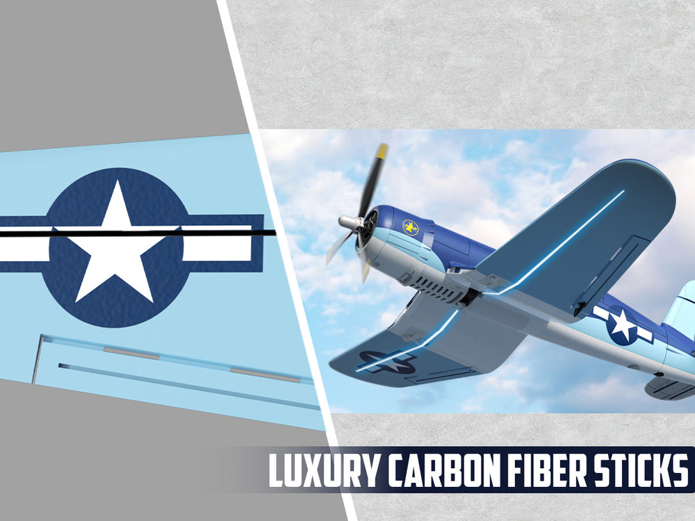 VOLANTEXRC ブラシレス RC 飛行機コルセア F4U - 500 ミリメートルリモートコントロール飛行機 RTF