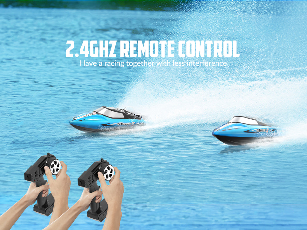 VOLANTEXRC Vector Sプールと湖用のセルフライティングとリバース機能を備えた高速RCボート（797-4ブラッシュド＆ブラシレス）