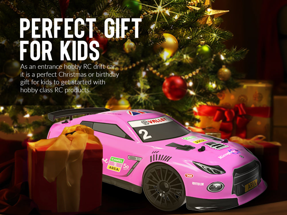 VOLANTEXRC 1:14スケール高速リモートコントロールスポーツレーシングドリフトカーRTR、LEDライト付き