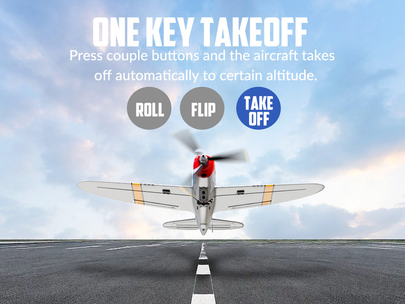 VOLANTEXRC P47 サンダーボルト (RTF) 4CH 400mm ジャイロ付き (15.7 インチ) 76116