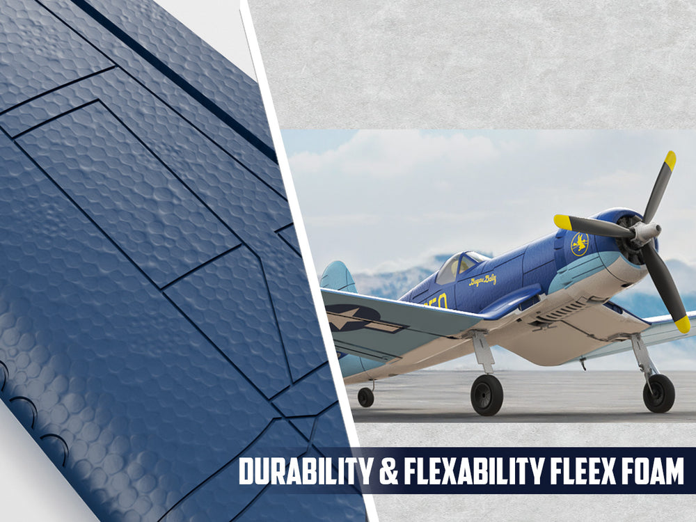VOLANTEXRC ブラシレス RC 飛行機コルセア F4U - 500 ミリメートルリモートコントロール飛行機 RTF