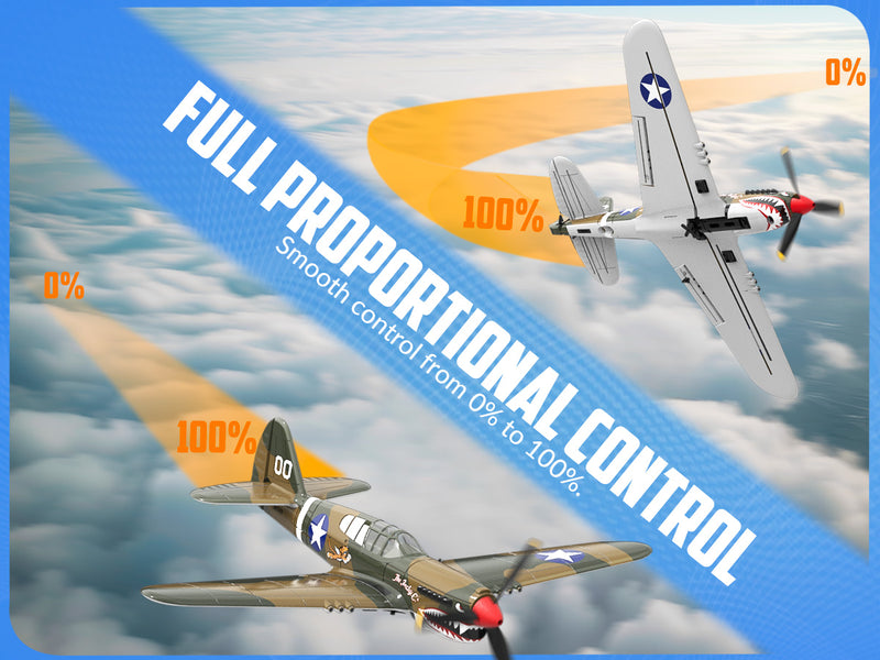 VOLANTEXRC ウォーホーク P40 (RTF) 4CH 400mm 初心者向け (15.7インチ) 76113