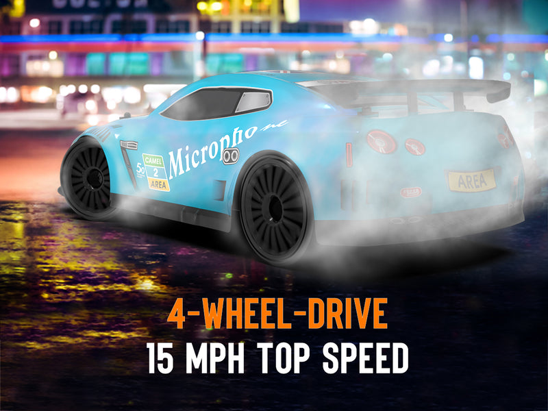 VOLANTEXRC 1:14スケール高速リモートコントロールスポーツレーシングドリフトカーRTR、LEDライト付き