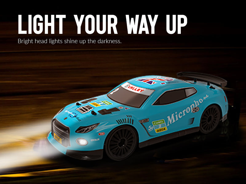 VOLANTEXRC 1:14スケール高速リモートコントロールスポーツレーシングドリフトカーRTR、LEDライト付き