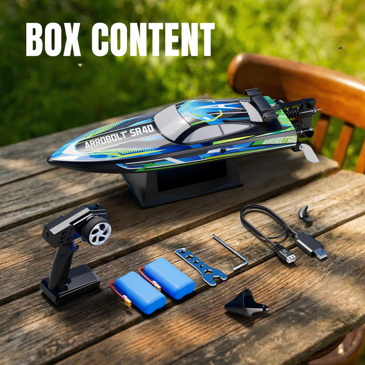 VOLANTEXRC Arrobolt SR40 79707 Brushless RC Boat Ready-to-Run complete box set