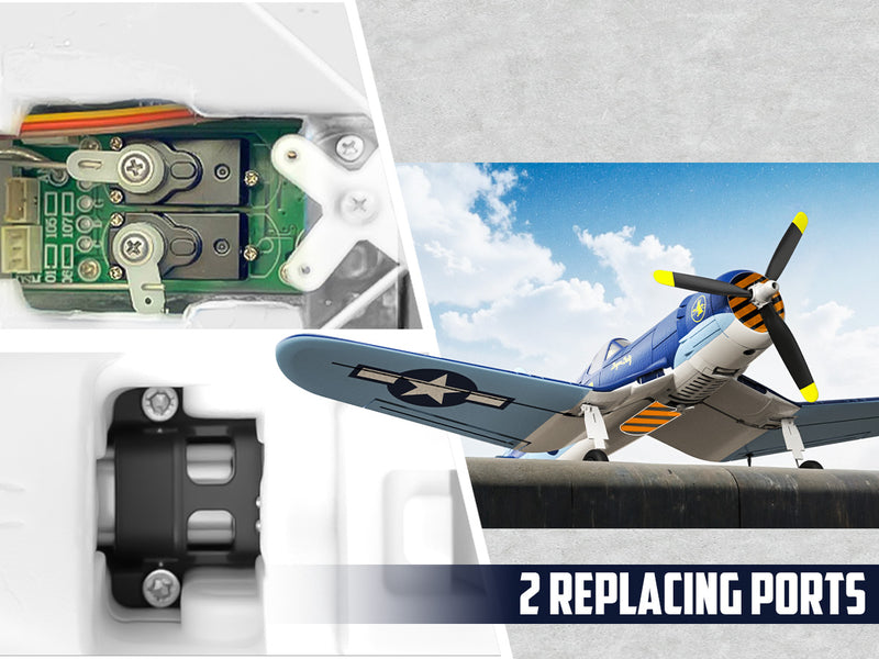 VolantexRC 500mm Corsair F4U更新モーター76803付きブラシレス