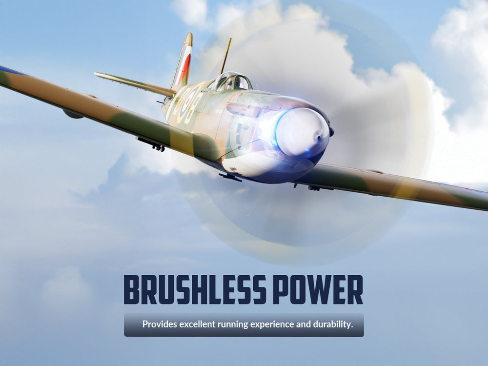 VOLANTEXRC 500MM Spitfire 4CH Brushless High Speed 76805