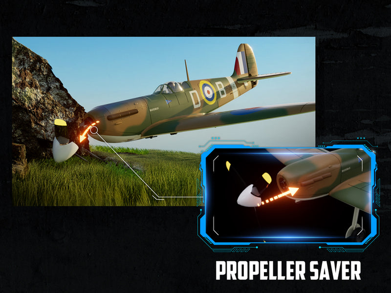 (PRE SALE)VOLANTEXRC 500MM Spitfire 4CH Brushless High Speed 76805