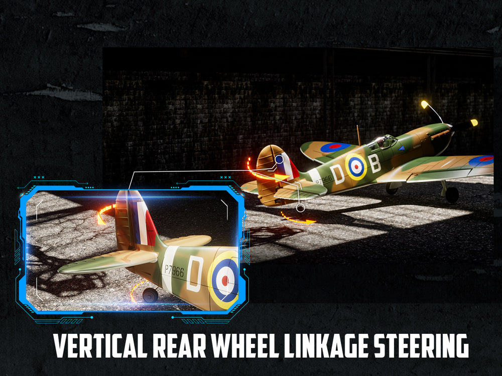 VOLANTEXRC 500MM Spitfire 4CH Brushless High Speed 76805