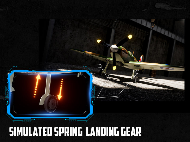 (PRE SALE)VOLANTEXRC 500MM Spitfire 4CH Brushless High Speed 76805