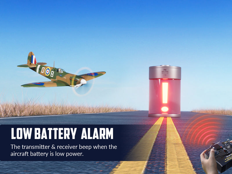 (PRE SALE)VOLANTEXRC 500MM Spitfire 4CH Brushless High Speed 76805