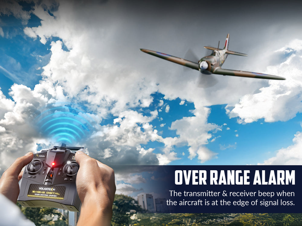 VOLANTEXRC 500MM Spitfire 4CH Brushless High Speed 76805