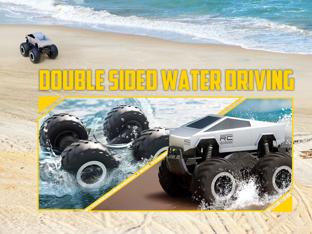 STEMTRON 1/16 水陸両用 4WD ラジコンカー オールテレーン防水スタントトラック
