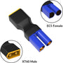 4pc XT60 to EC5 Connector Adapters for RC LiPo Batteries