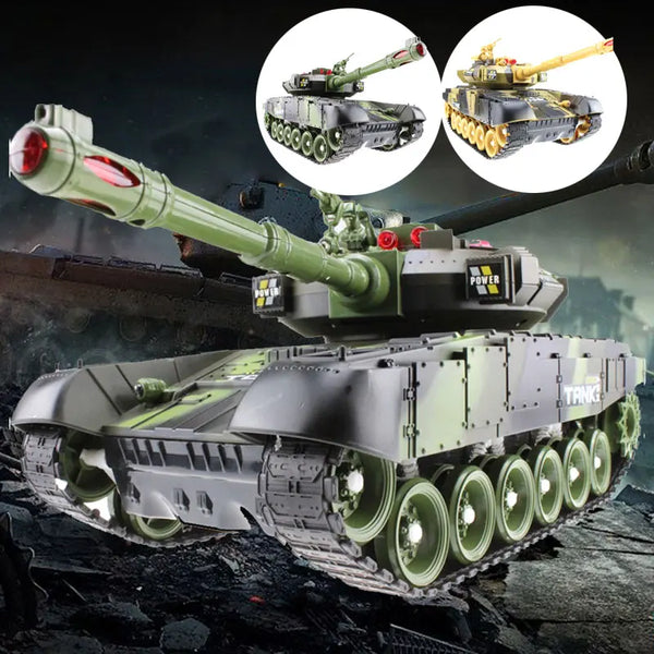 33CM Super RC tank launch cross-country tracked remote control vehicle charger battle boy toys for boys kids children Gift