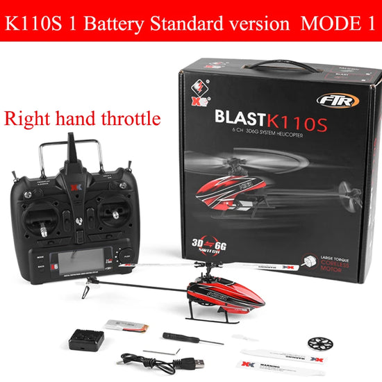 6CH K110S Radio Contorl  Drone 2.4G 3D 6G System Brushless Motor RC Quadcopter Remote Control Airplane-EXHOBBY LIMITED.