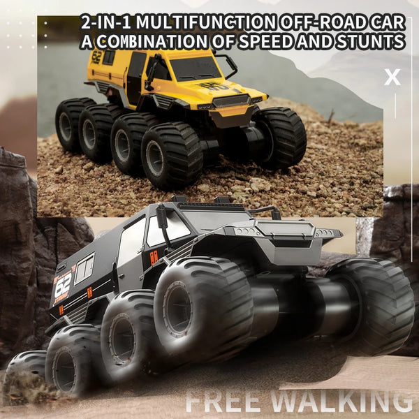 RC Q137 8x8 Stunt Vehicle 8-Wheel Speed Racing Truck