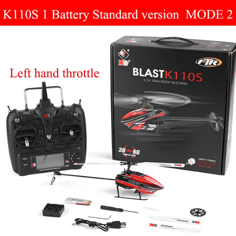 6CH K110S Radio Contorl  Drone 2.4G 3D 6G System Brushless Motor RC Quadcopter Remote Control Airplane-EXHOBBY LIMITED.