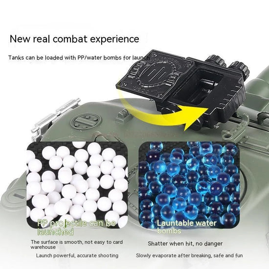 New Remote Control Tank 2.4g Us M1a2 Tank Car Toy 1/18 Rc Car Water Bomb Electric Charging Toys For Military Model Boys Kids Toy-EXHOBBY LIMITED.