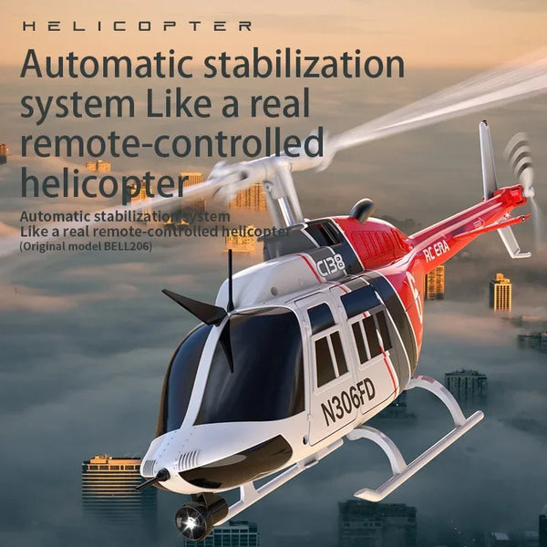 Helicopter C138 1:33 Six Channel Single Paddle Aileron