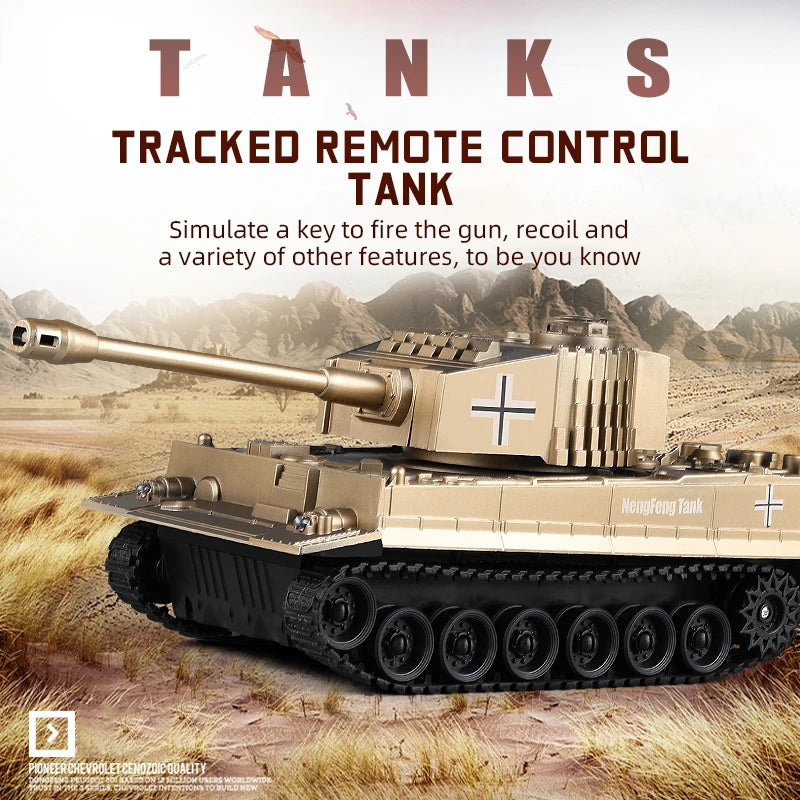 1/30 Large Rc Tank Battle Car Remote Control War Tanks Model Crawler Radio Control Machine Toys for Boy Children Kids Toys Gift-EXHOBBY LIMITED.