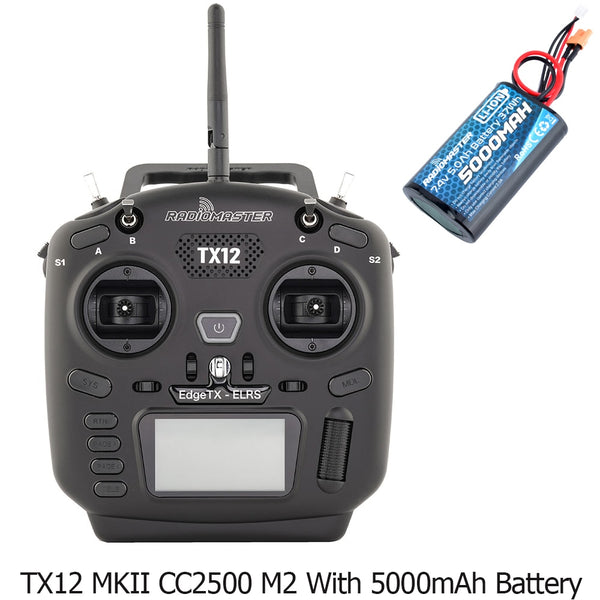 RadioMaster TX12 MKII 16ch EDGETX Remote Control TransmitterRadioMaster TX12 MKII 16ch EDGETX Remote Control Transmitter